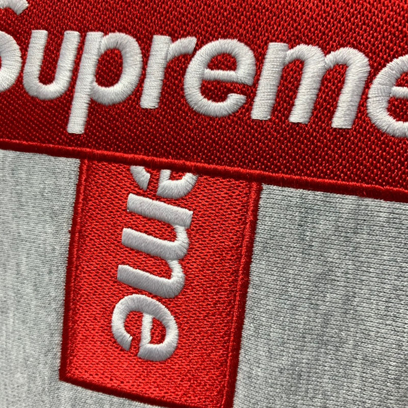 Supreme Cross Box Logo Hooded Sweatshirt