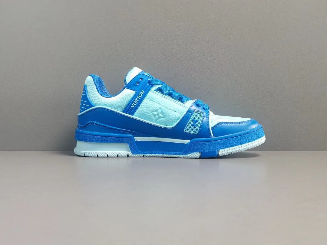 Louis Vuitton Trainer Monogram Blue Cyan
