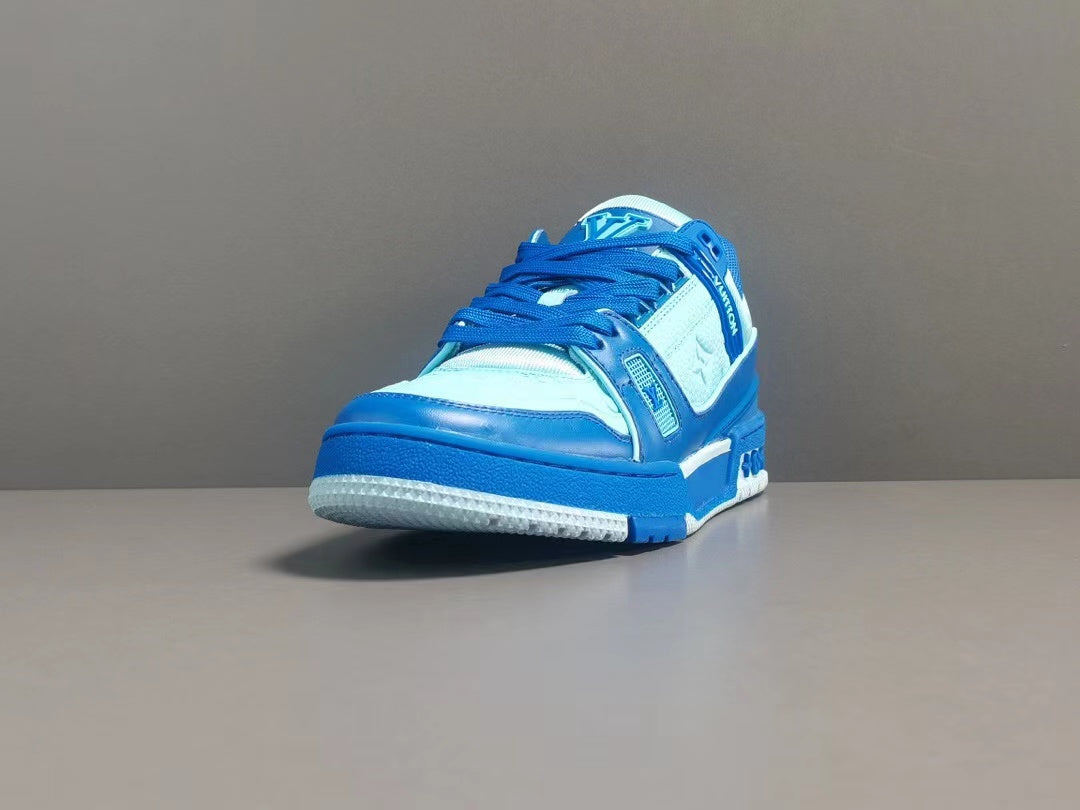 Louis Vuitton Trainer Monogram Blue Cyan