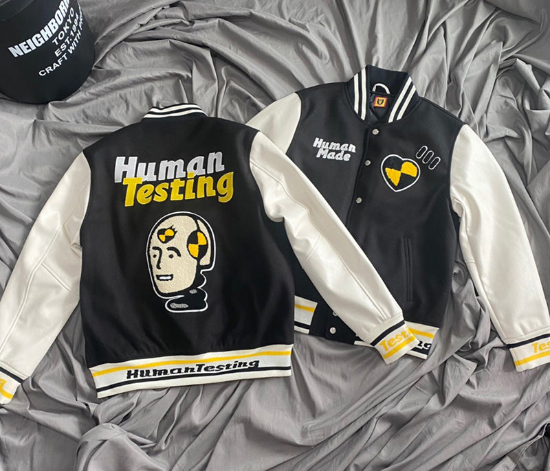 Human Made x Asap Rocky Human Testing Varsity Jacket