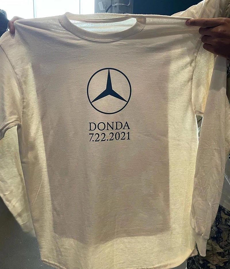 Kanye West DONDA Atlanta Listening Event L/S T-shirt