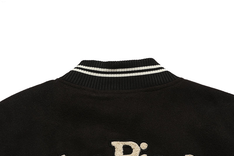 Vandy The Pink 4 Year Anniversary Varsity Jacket "Black Sail"