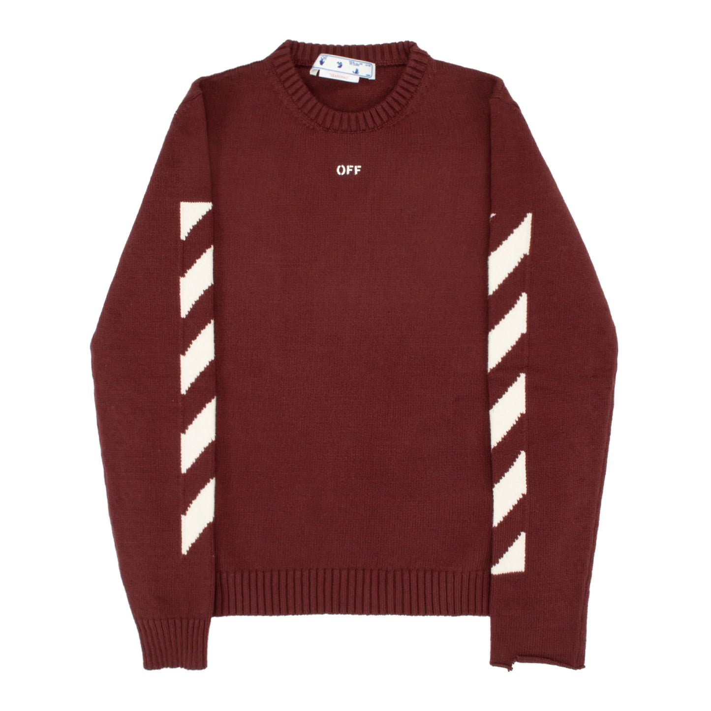 Off-White Diag Arrows Knit Sweater Black Red