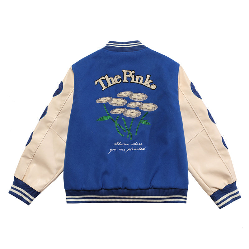 Vandy The Pink 4 Year Anniversary Varsity Jacket "Blue Sail"
