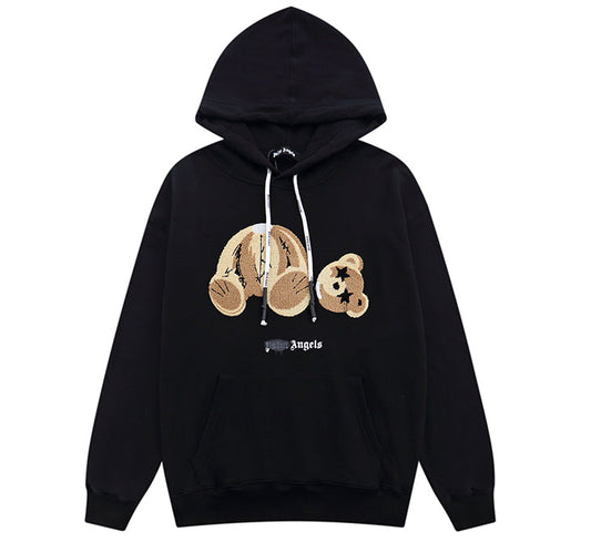 Palm Angels Sprayed Bear Hoodie
