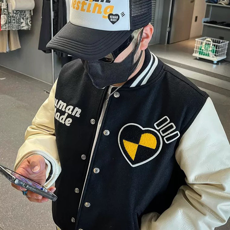 Human Made x Asap Rocky Human Testing Varsity Jacket