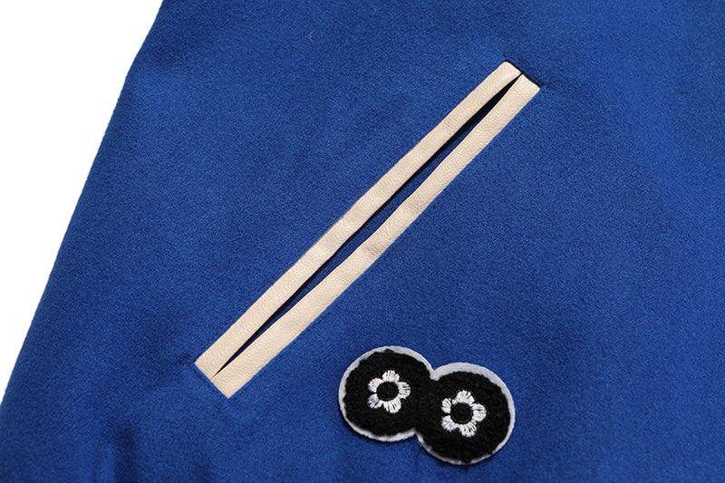 Vandy The Pink 4 Year Anniversary Varsity Jacket "Blue Sail"