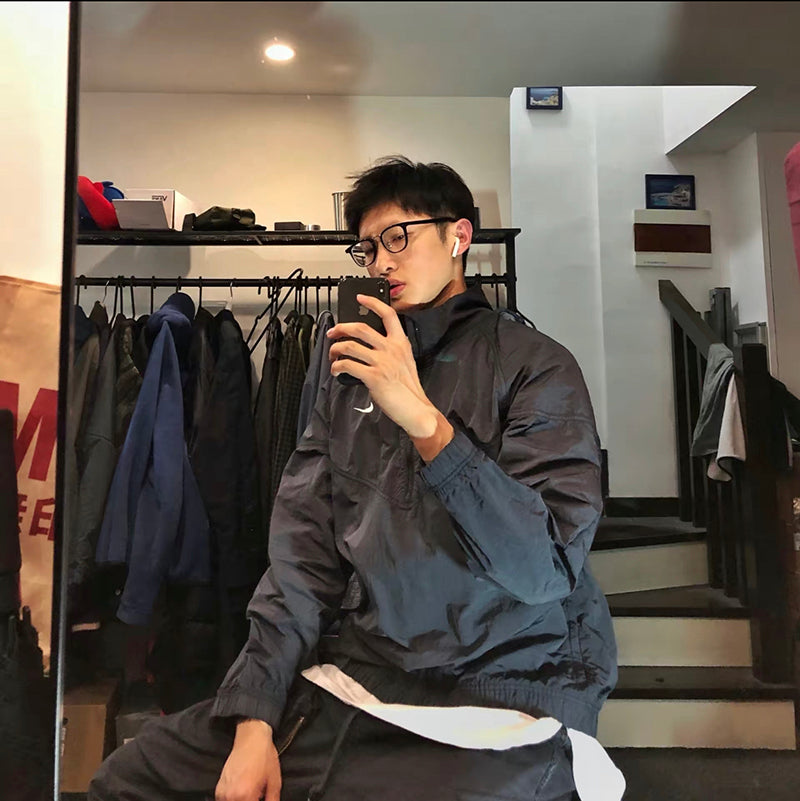 Nike x Stussy Windrunner Jacket Off Noir