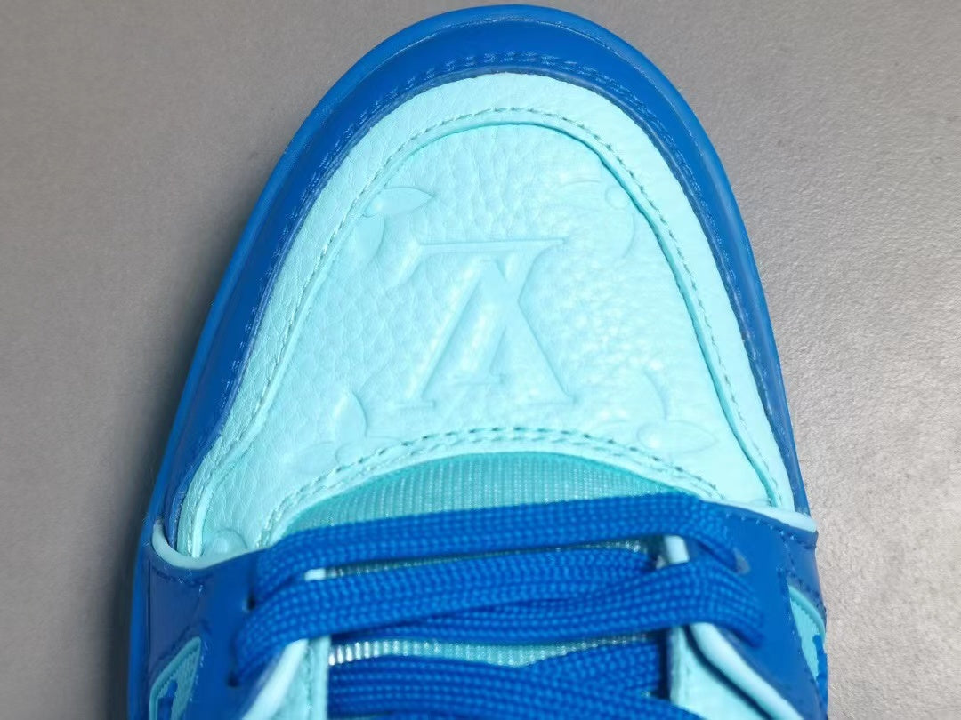 Louis Vuitton Trainer Monogram Blue Cyan