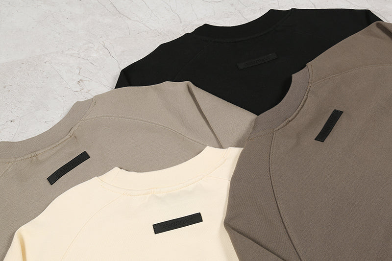 Fear of God Essentials Hoodie Pull-Over Crewneck (SS21) 'Black'
