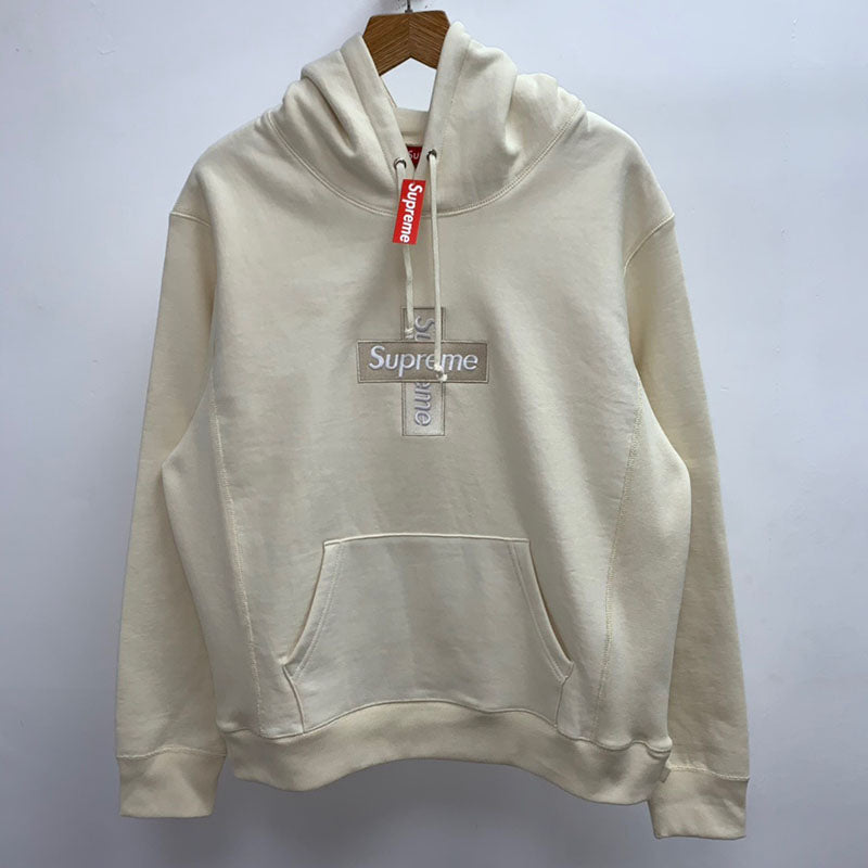 Supreme Cross Box Logo Hooded Sweatshirt