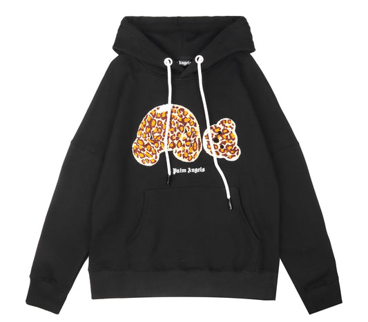 Palm Angels Leopard Bear Hoodie