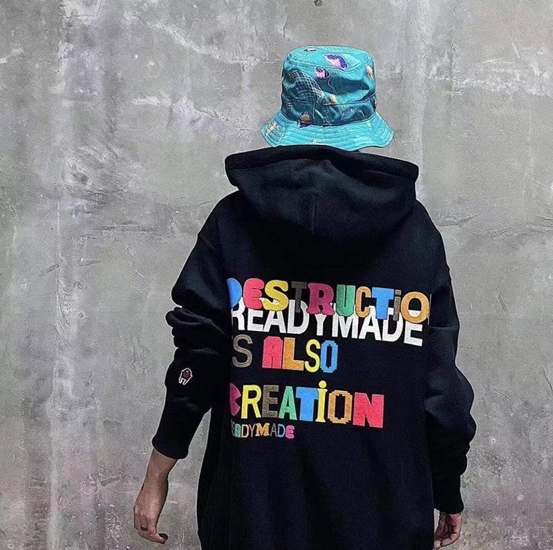 Readymade Collapsed Face Hoodie
