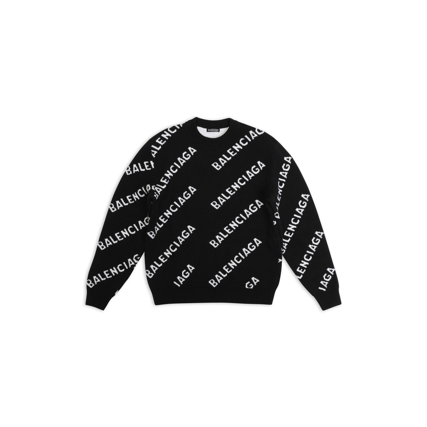 Balenciaga Logo Hoodie Crewneck