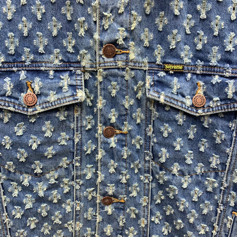 Supreme Hole Punch Denim Trucker Jacket