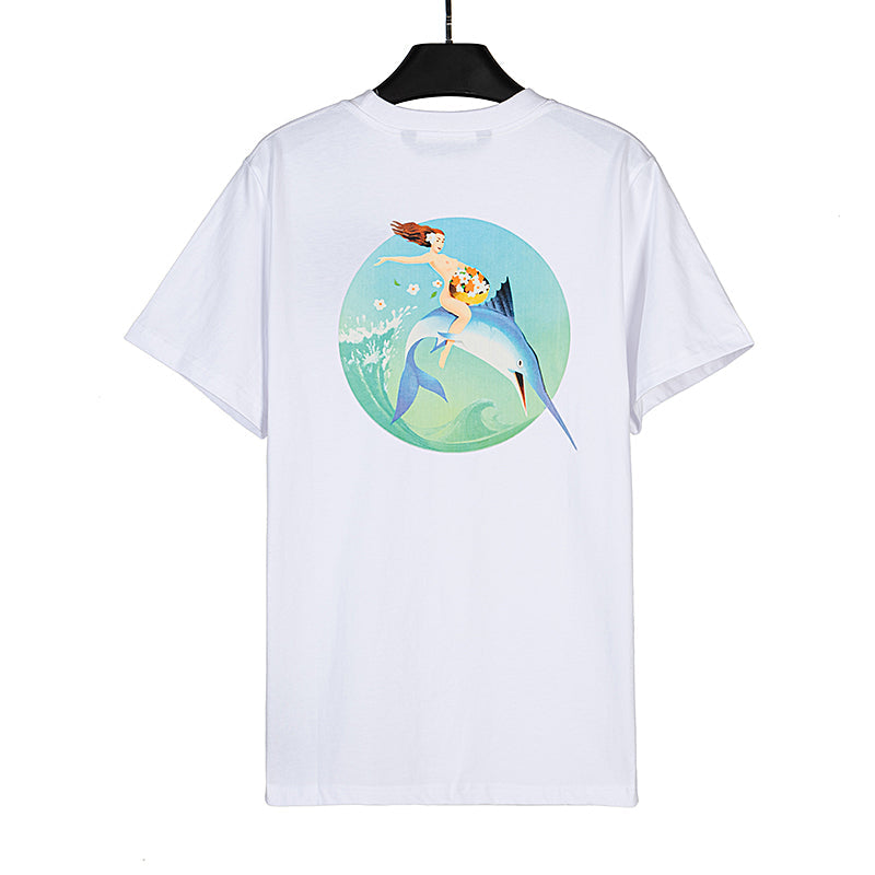 Palm Angels Fishing Club Embroidered Tee