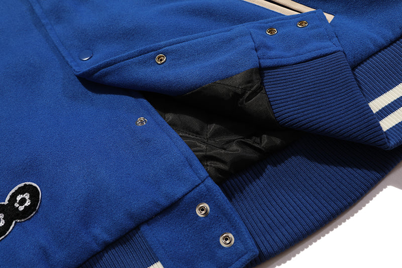 Vandy The Pink 4 Year Anniversary Varsity Jacket "Blue Sail"