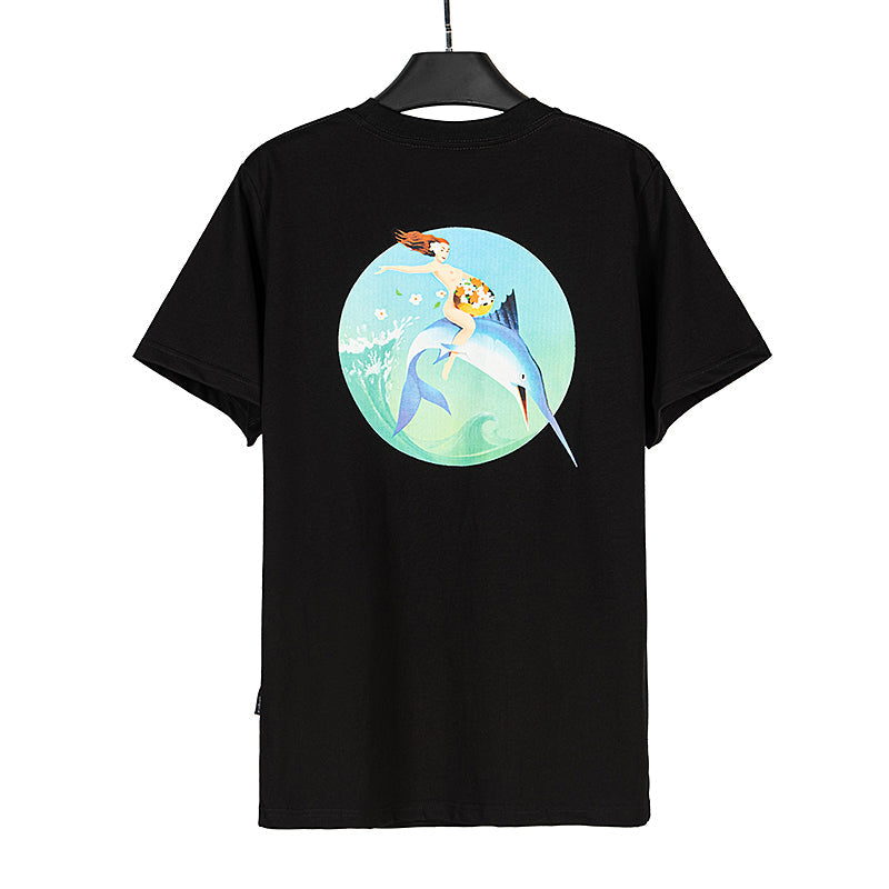 Palm Angels Fishing Club Embroidered Tee