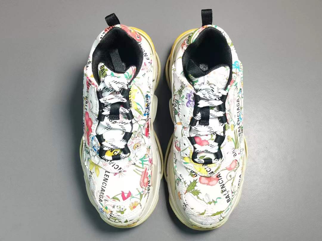 Gucci x Balenciaga Triple S 'The Hacker Project - Floral'
