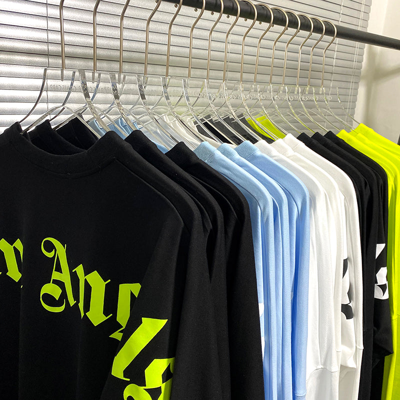 Palm Angels Logo Mock Neck Longsleeve T-Shirt