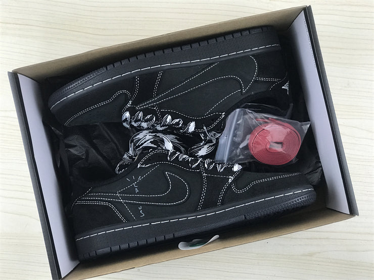 Travis Scott x Air Jordan 1 Low 'Black Phantom'