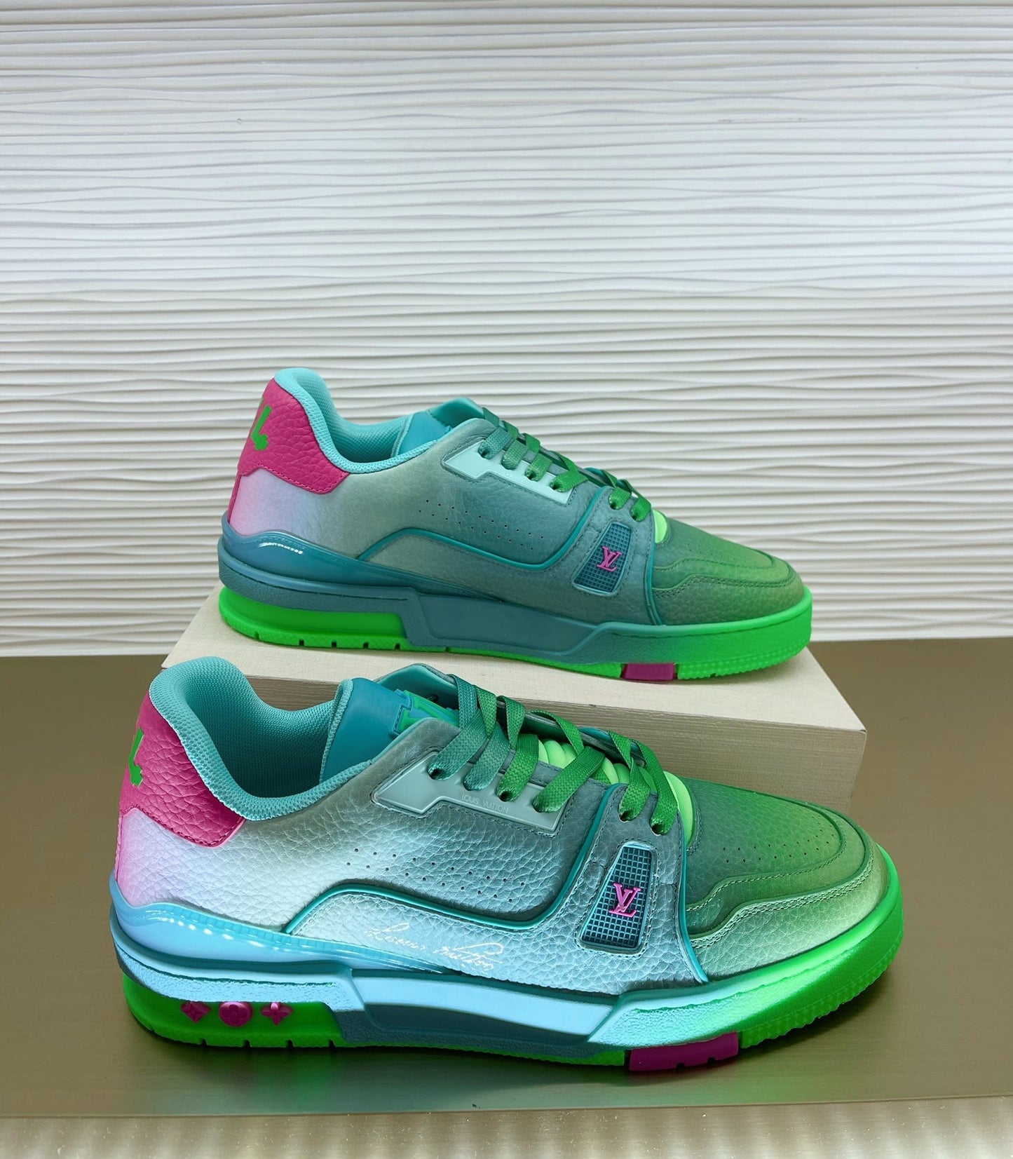 Louis Vuitton LV Trainer Green Ombre