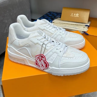 Louis Vuitton LV Made Trainer Monogram Denim White