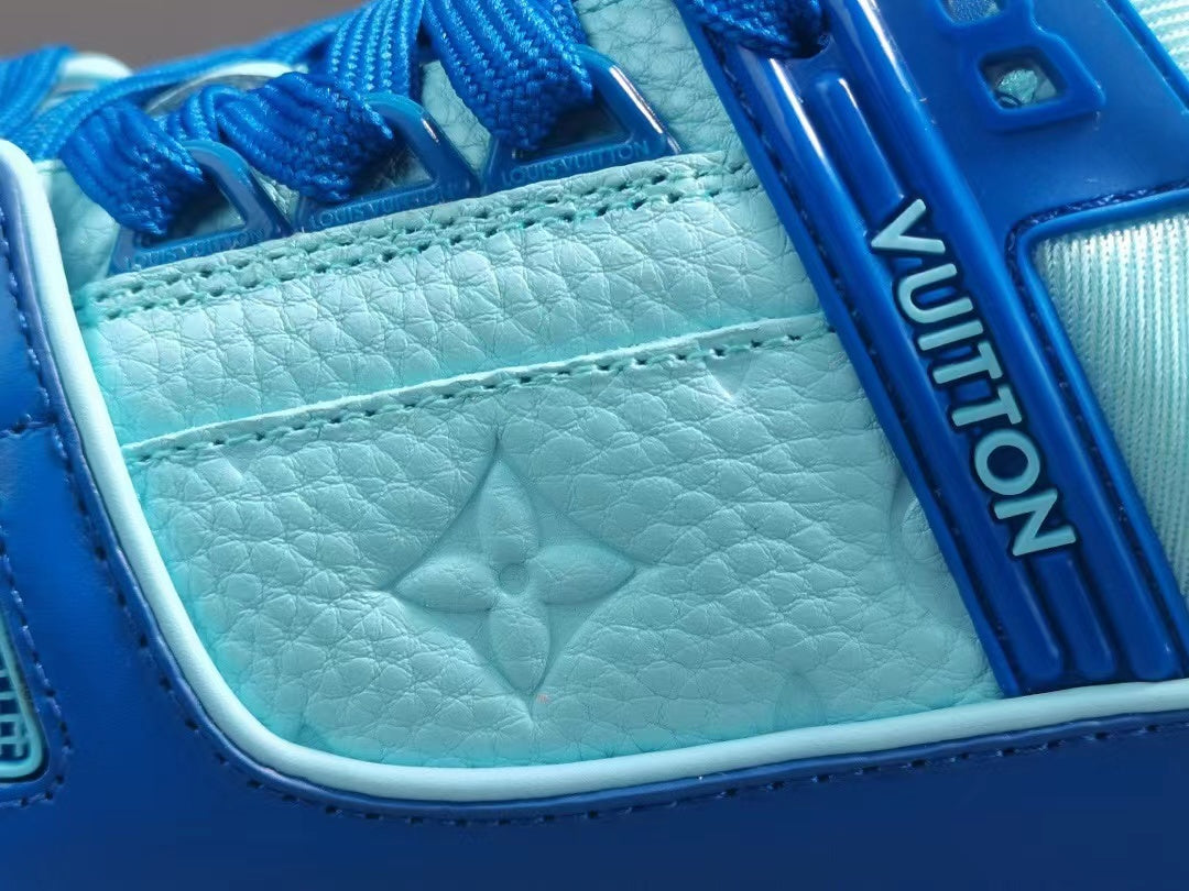Louis Vuitton Trainer Monogram Blue Cyan
