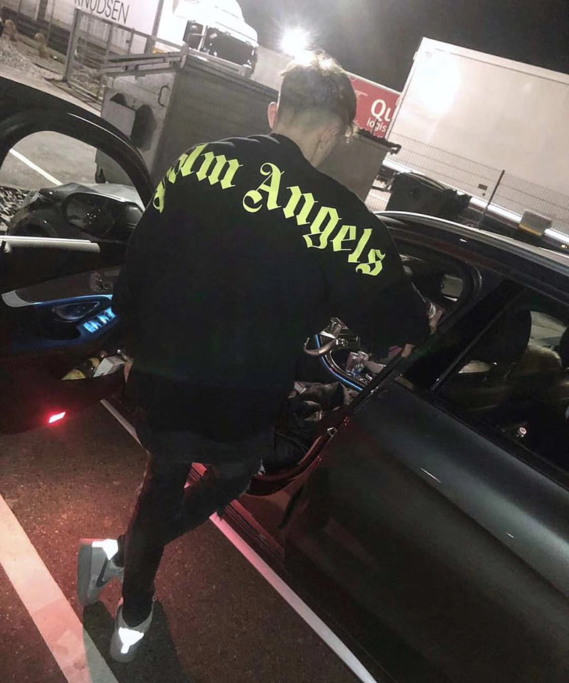 Palm Angels Logo Mock Neck Longsleeve T-Shirt