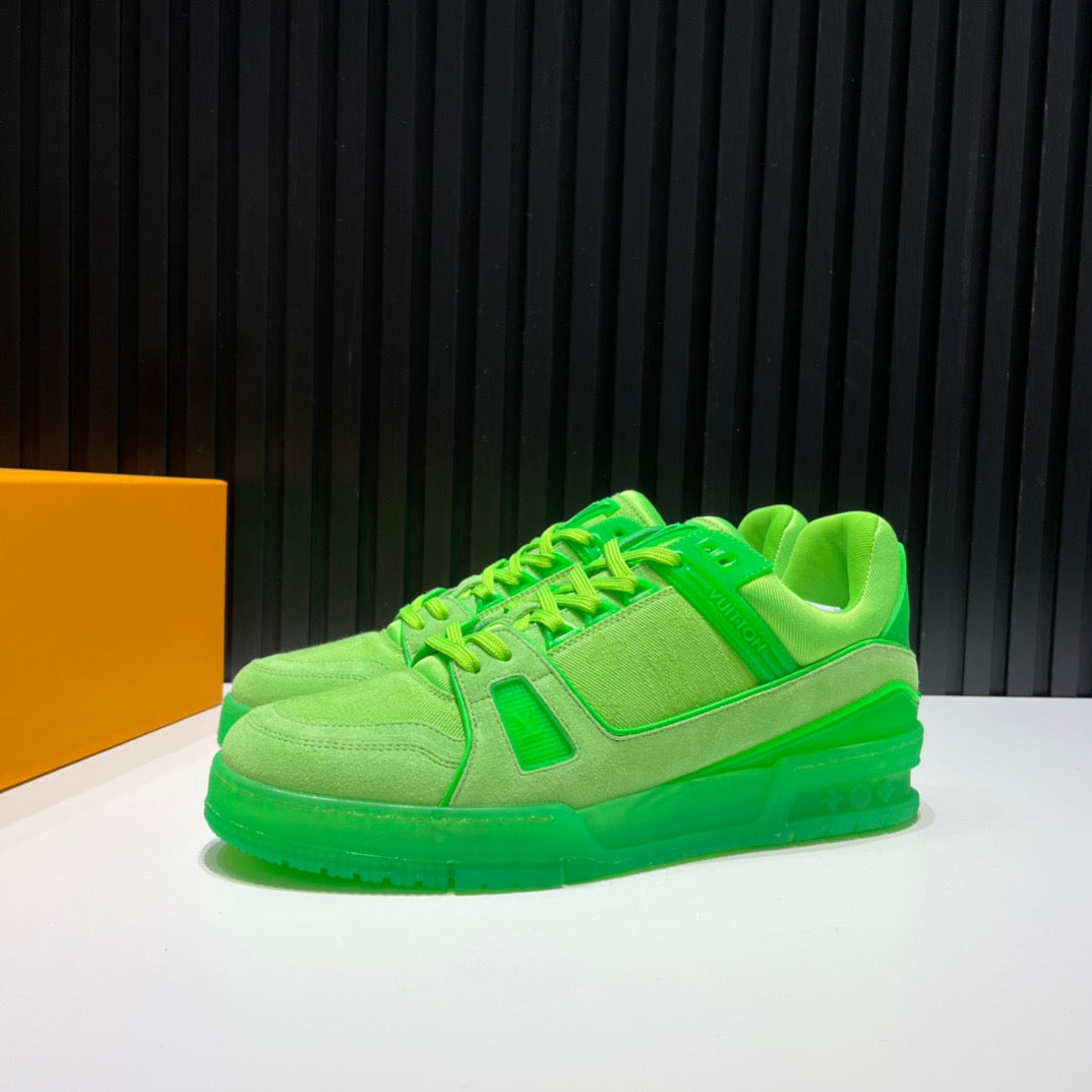 Louis Vuitton LV Trainer Fluroescent Green