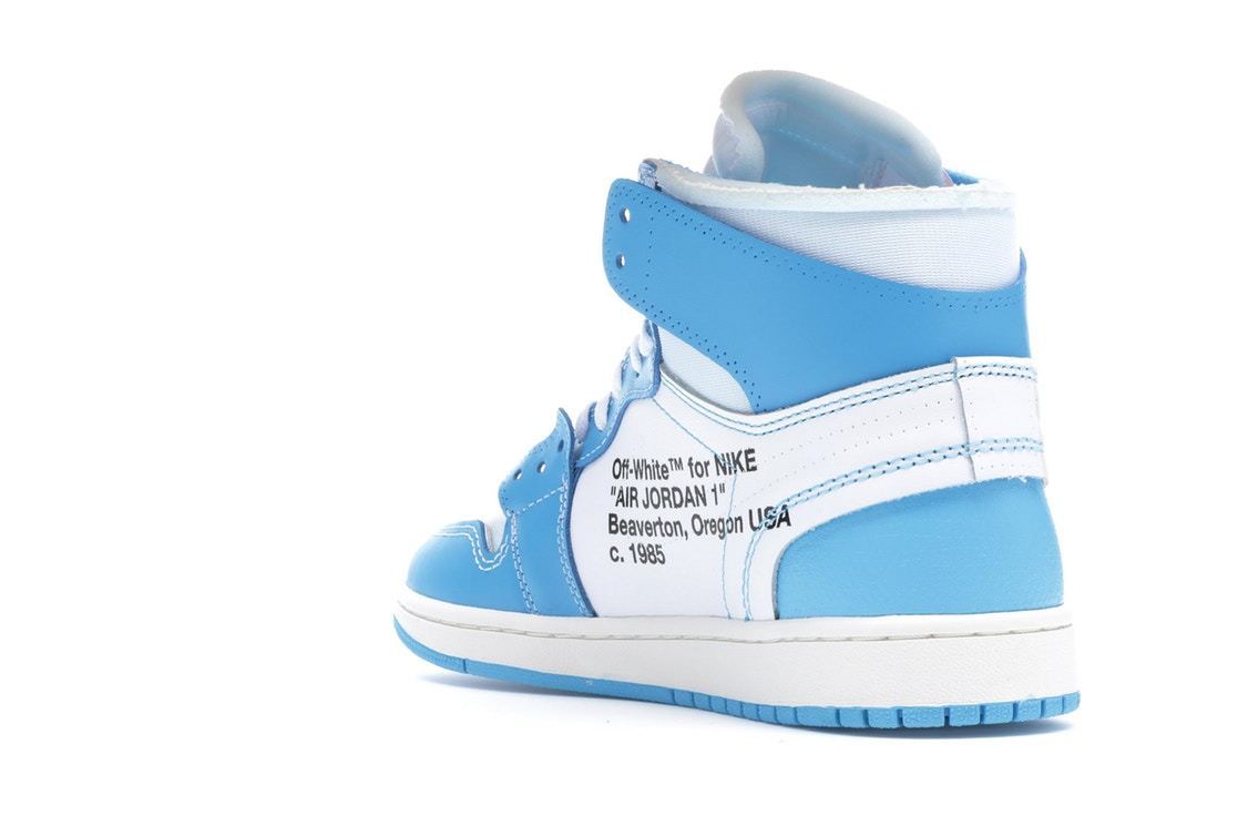 OFF-WHITE x Air Jordan 1 Retro High OG / Dark Powder Blue