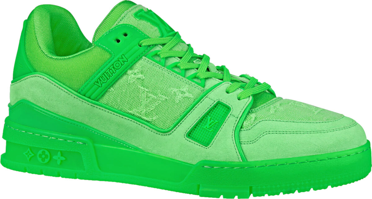 Louis Vuitton LV Trainer Fluroescent Green
