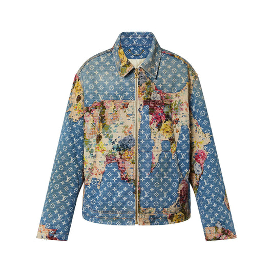 Louis Vuitton LV Destroyed Workwear Denim Jacket