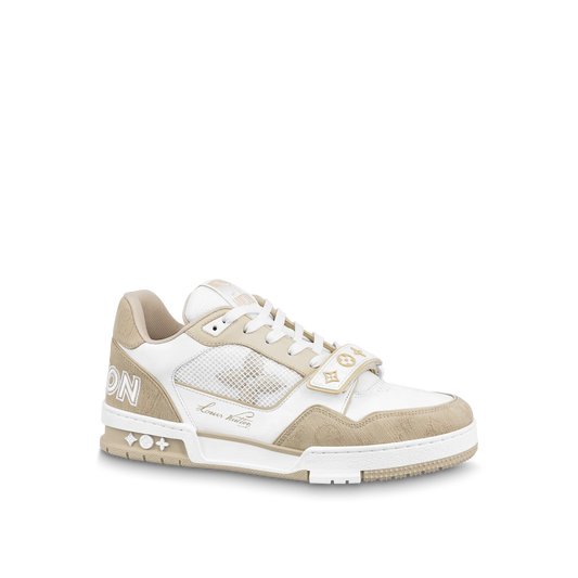 Louis Vuitton Trainer Monogram Denim Beige