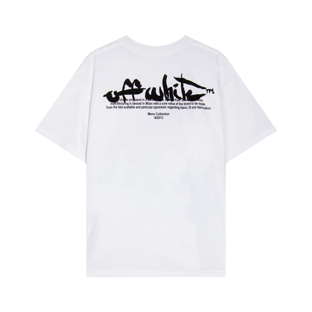 OFF-WHITE Tshirt Paint Script Skate