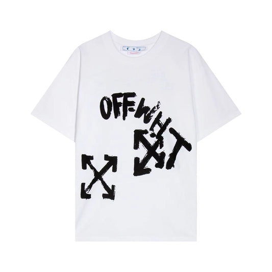 OFF-WHITE Tshirt Paint Script Skate