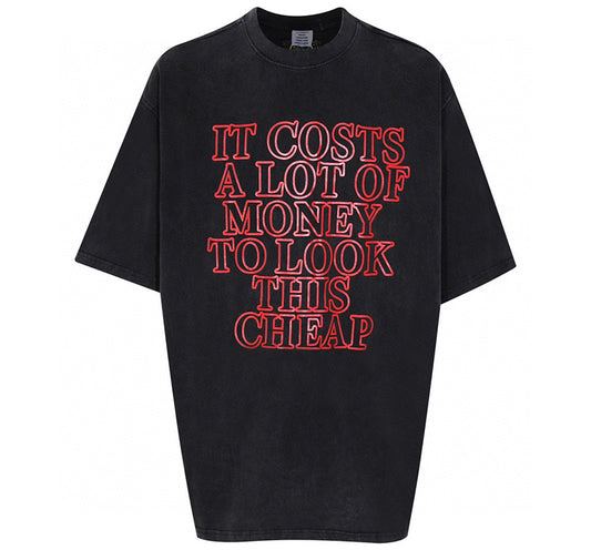 VETEMENTS Very Expensive T-shirt | Black