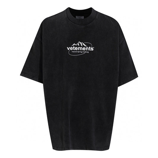 VETEMENTS Spring Water T-shirt | Black