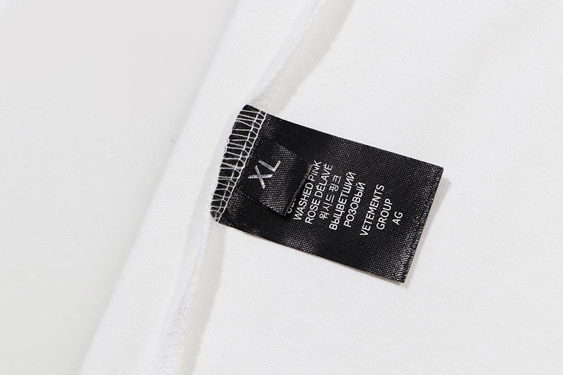 VETEMENTS Stop Copying Me T-shirt | White