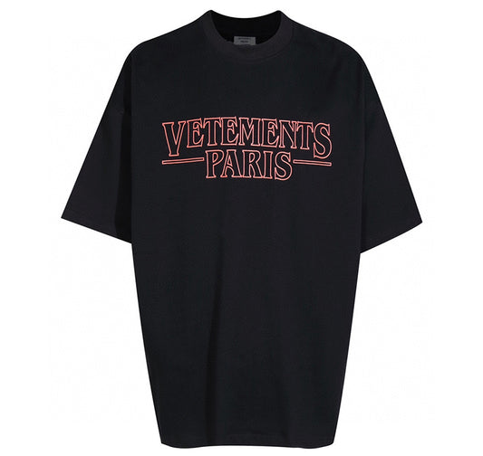 VETEMENTS Vetements Paris T-shirt | Black