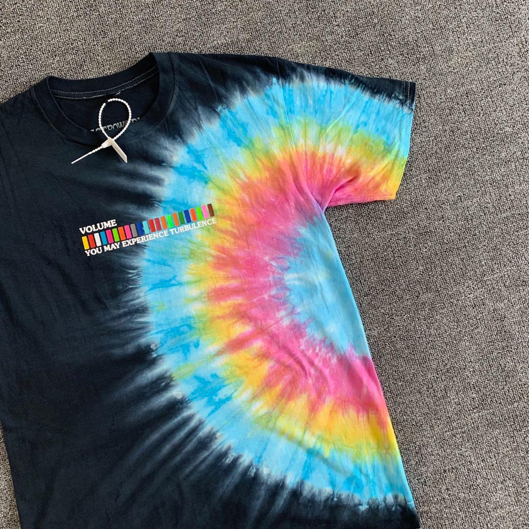 Travis Scott Astroworld Festival Run Tie Dye Tee Black