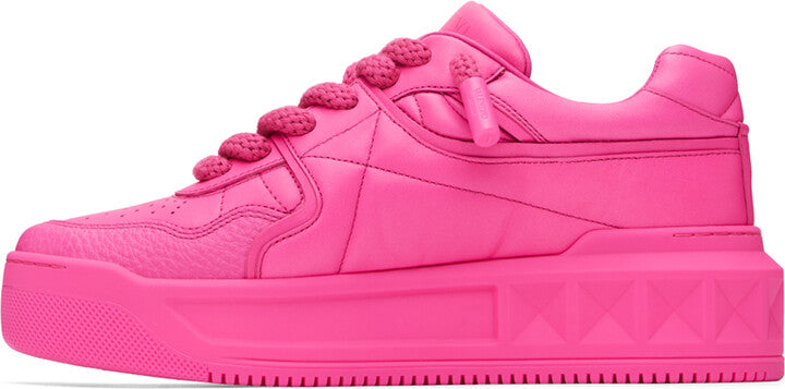 Valentino Garavani Pink One Stud XL Sneakers