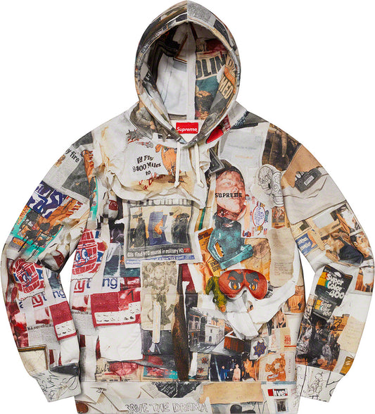Supreme Dash's Wall Hooded Sweatshirt Dashs Wall